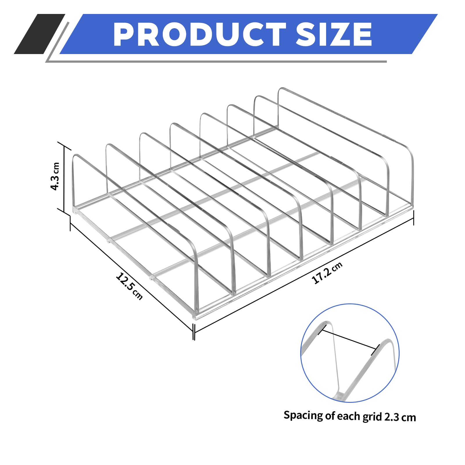 Porta CD Tavolo, Supporto CD in Acrilico Trasparente, Organizzazione per CD e Dvd con 7 Scomparti, Porta Vinili -Può contenere fino a 7-14 Custodie Standard(17x12.5x4cm)