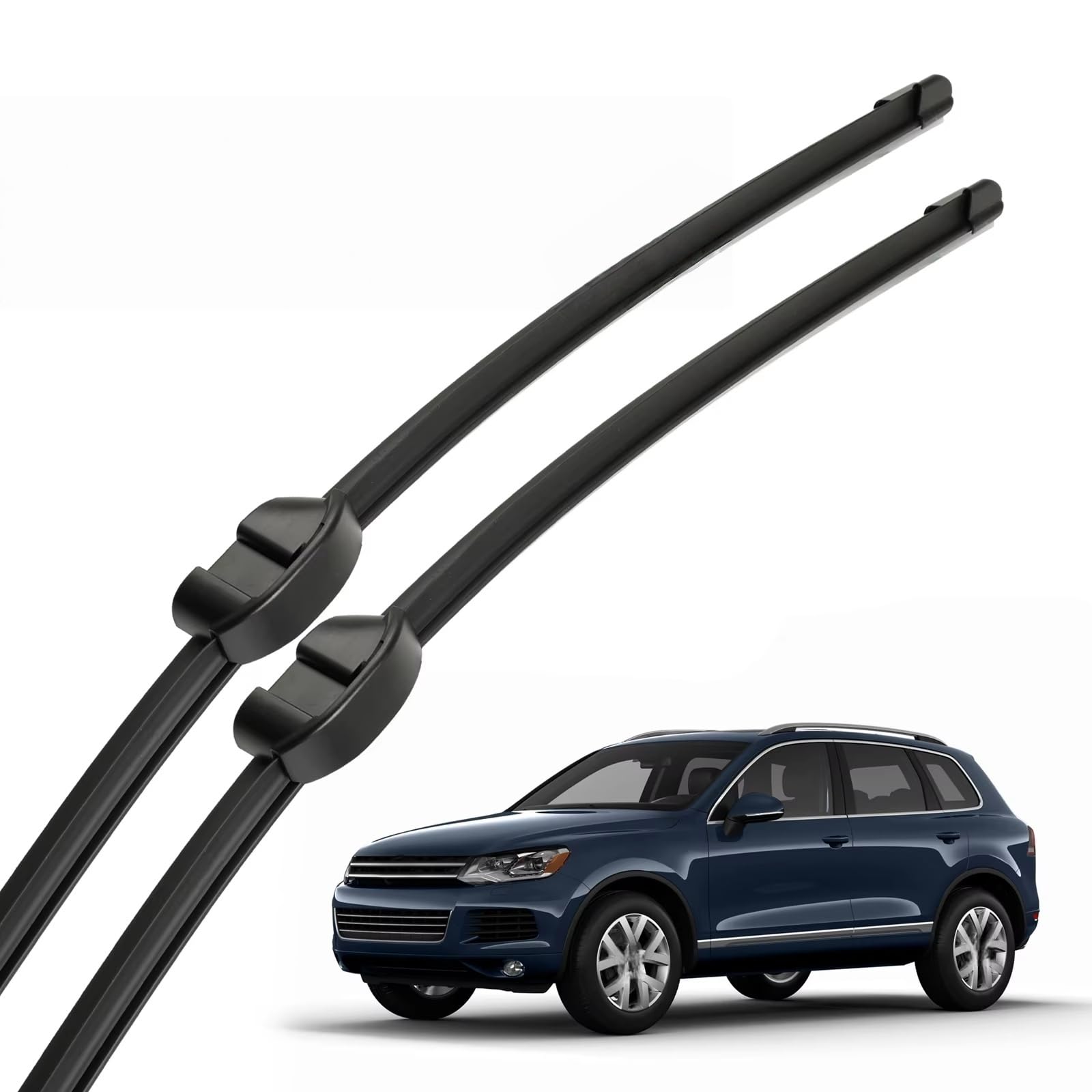 PAPEP Windscreen Wiper Blades for VW Touareg 2008-2018 26"+26", Front Replacement Wipers OEM Quality Water Repellent Rubber Automotive Windshield