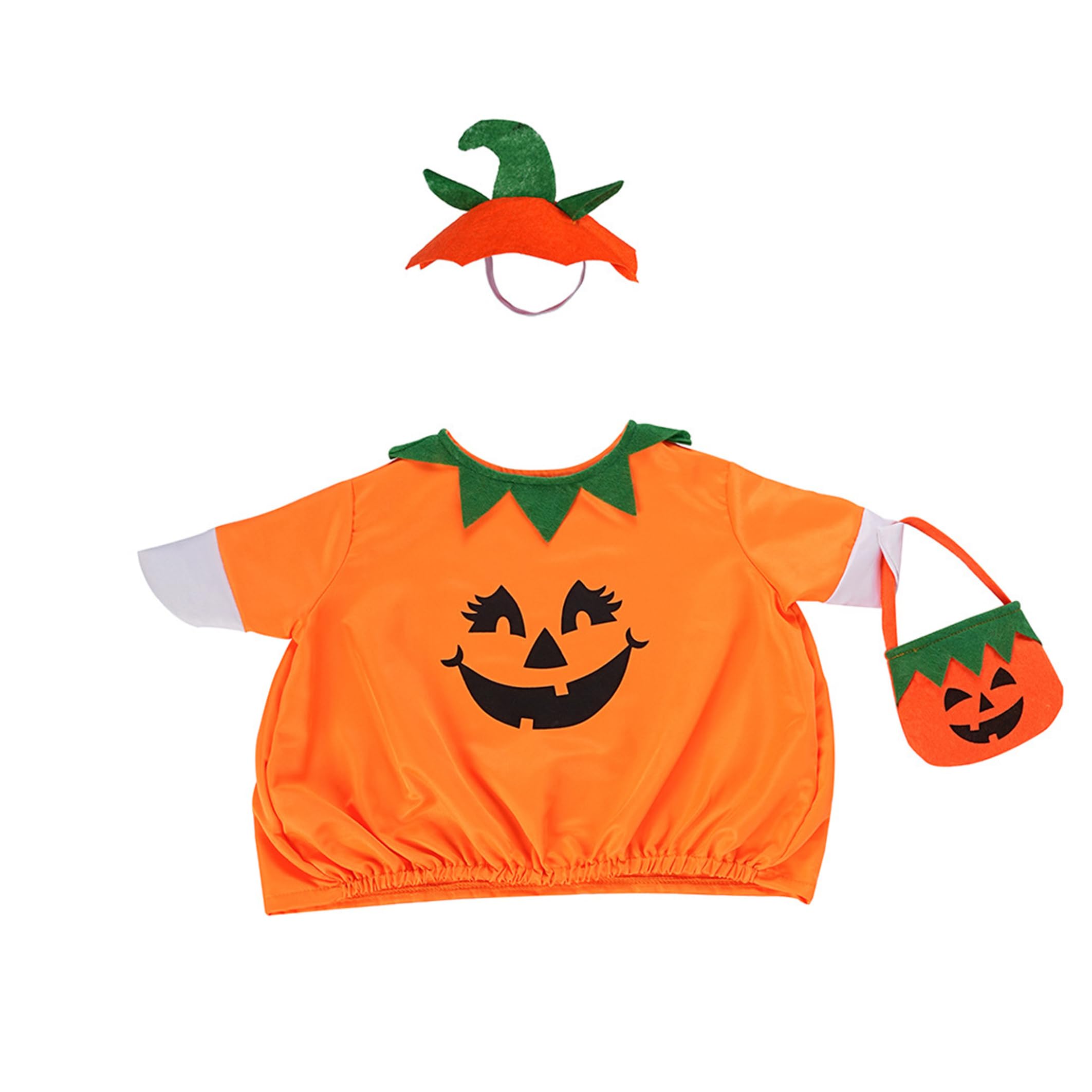 Yeaxxsqy 1 Set Fall Porch Geese Outfit, Pumpkin Style Gooses Costume For 23 Inch - Orange