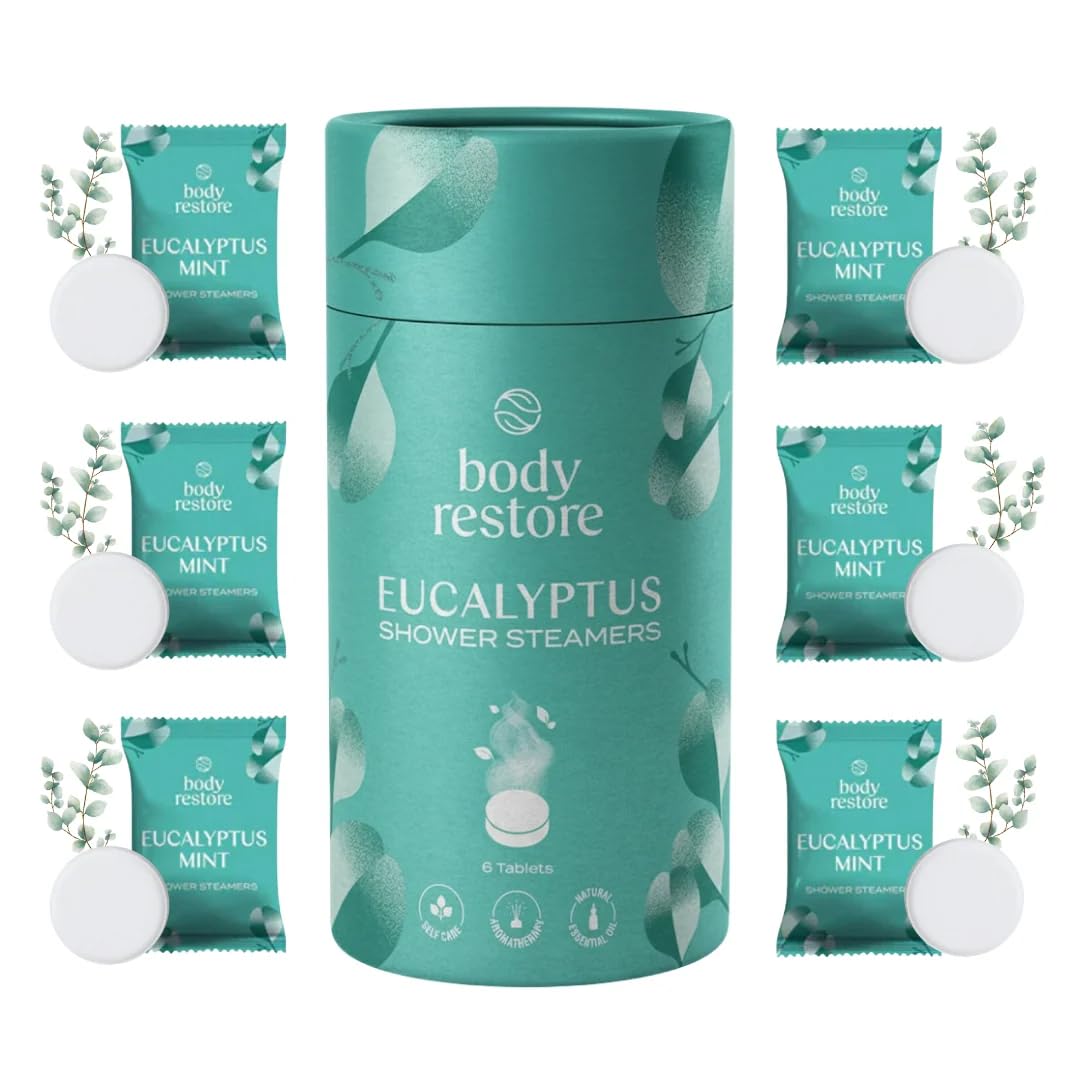 Shower Steamers, Eucalyptus, 6 Tablets, 5.3 oz, Body Restore