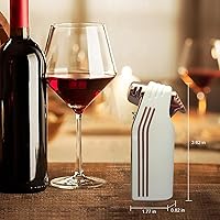 Vista 5 de Encendedor multifunción 4 en 1 Encendedores de butano reutilizable en ángulo suave llama encendedor con 3 herramientas de limpieza de tuberías Blanco