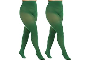 Seamless Control Top Pantyhose High Waist Plus Size Tights