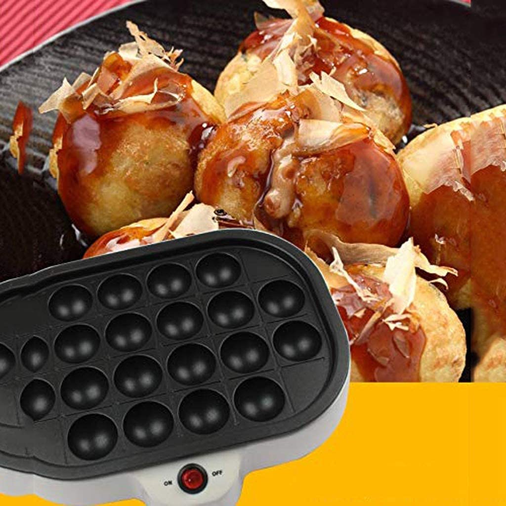 FAXIOAWA Palline di Padella di Polpo Takoyaki elettriche per la Salute e la casa ， Maker per Cake Pops con Rivestimento Antiaderente ， Facile da Pulire