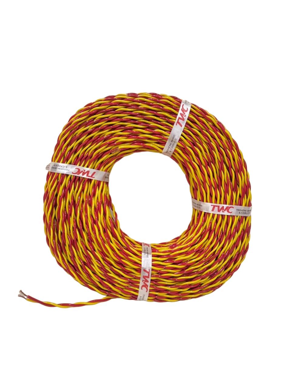 TWC Active Flexible Double Core Electrical Wire |Assorted, 90 Meter, 2.5 SQ.MM. |PVC electrical insulated copper wire | Cable for Domestic & Industrial Connection purpose | Flame Resistant | (B0BQC1WZ9B) Amazon Price History, Amazon Price Tracker
