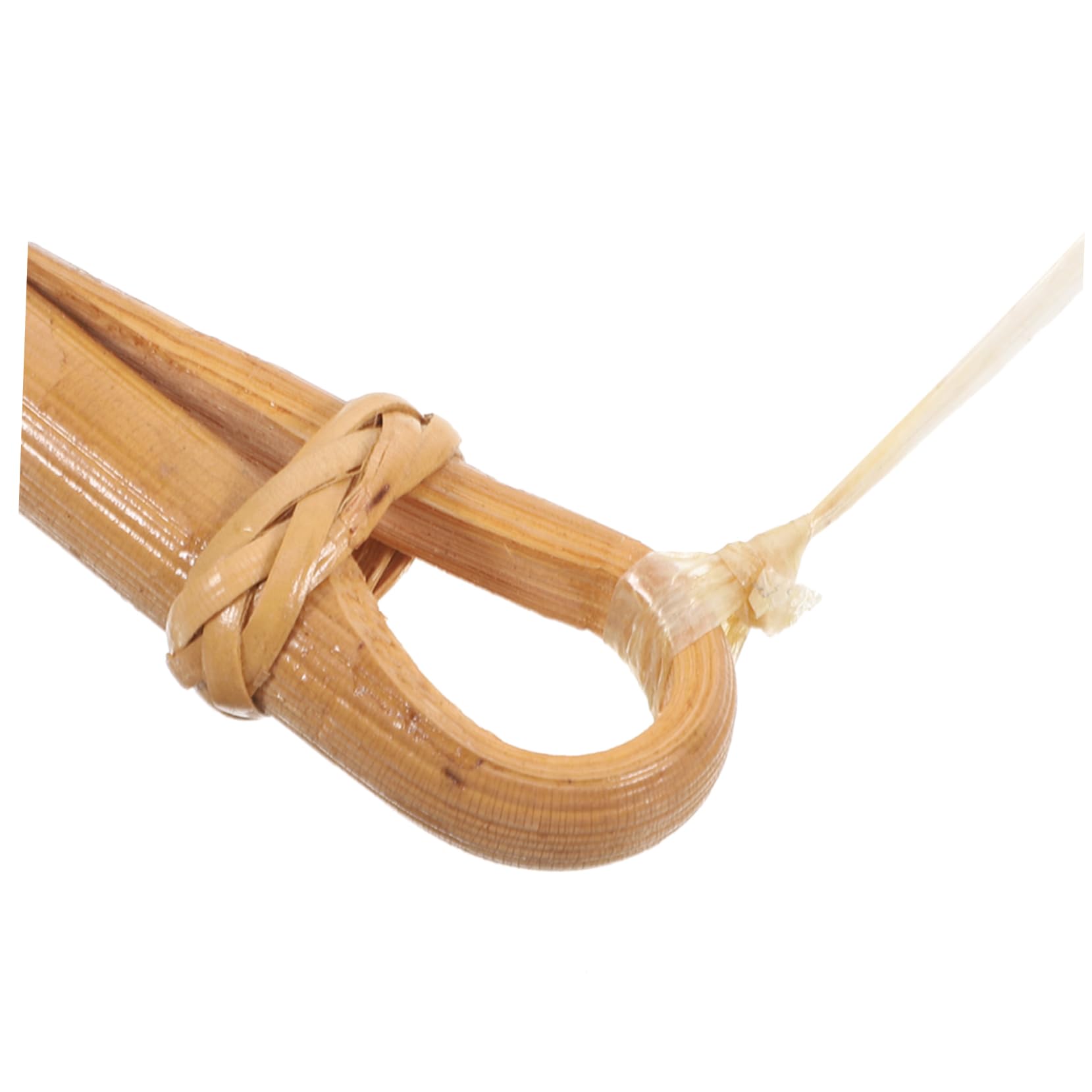 GALPADA Asa de Tetera de Cerámica Grande Forma U 13-15 Mm Ratán Teñido Resistente al Calor para Juego de Té Japonés Uso en Cocina y Repuesto Funcional