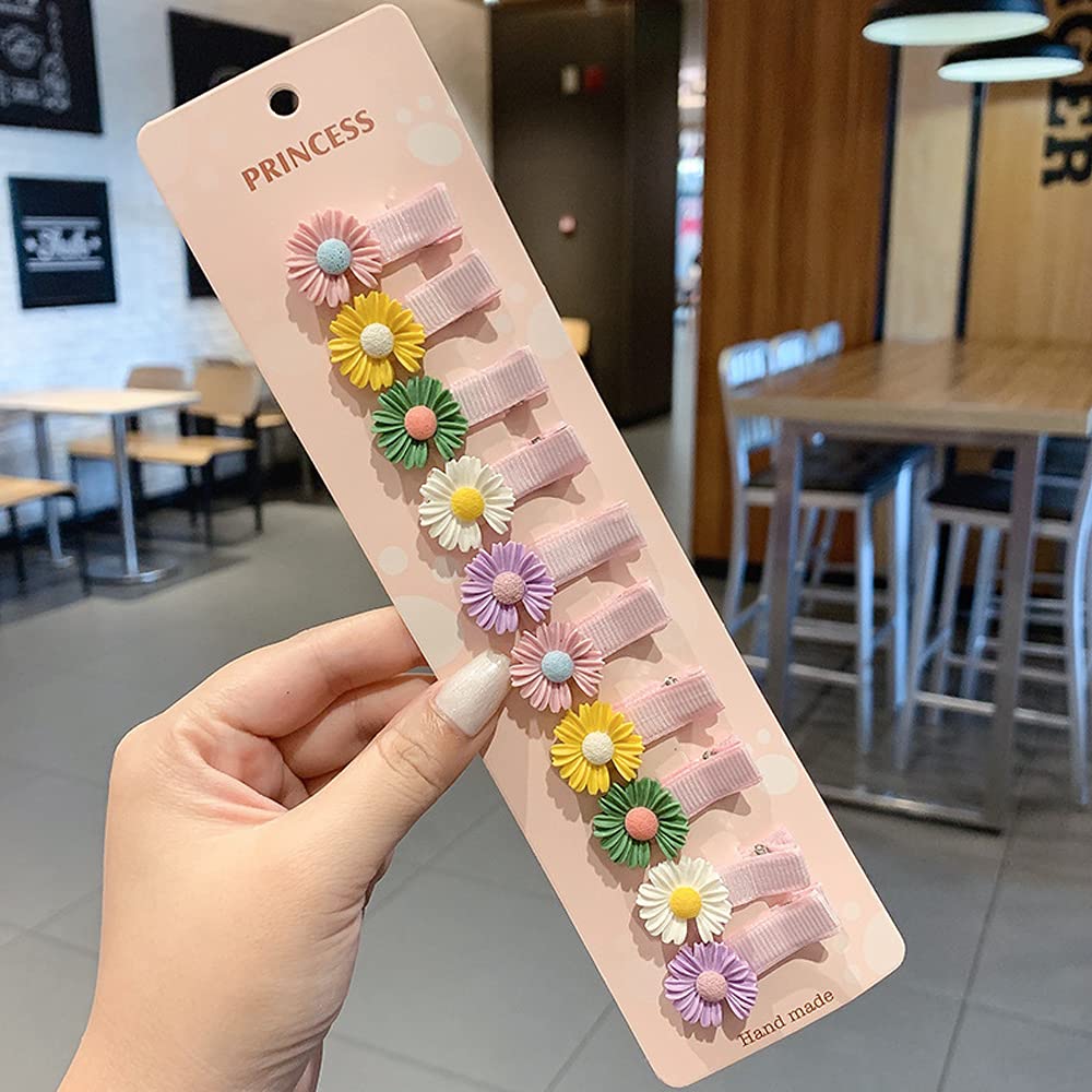 Accessori Capelli Bambina, 40 Pezzi Fiori, Frutta, Fiocchi e Arcobaleni, Nessun Danno, Mollette, Bella Vivida Fermagli
