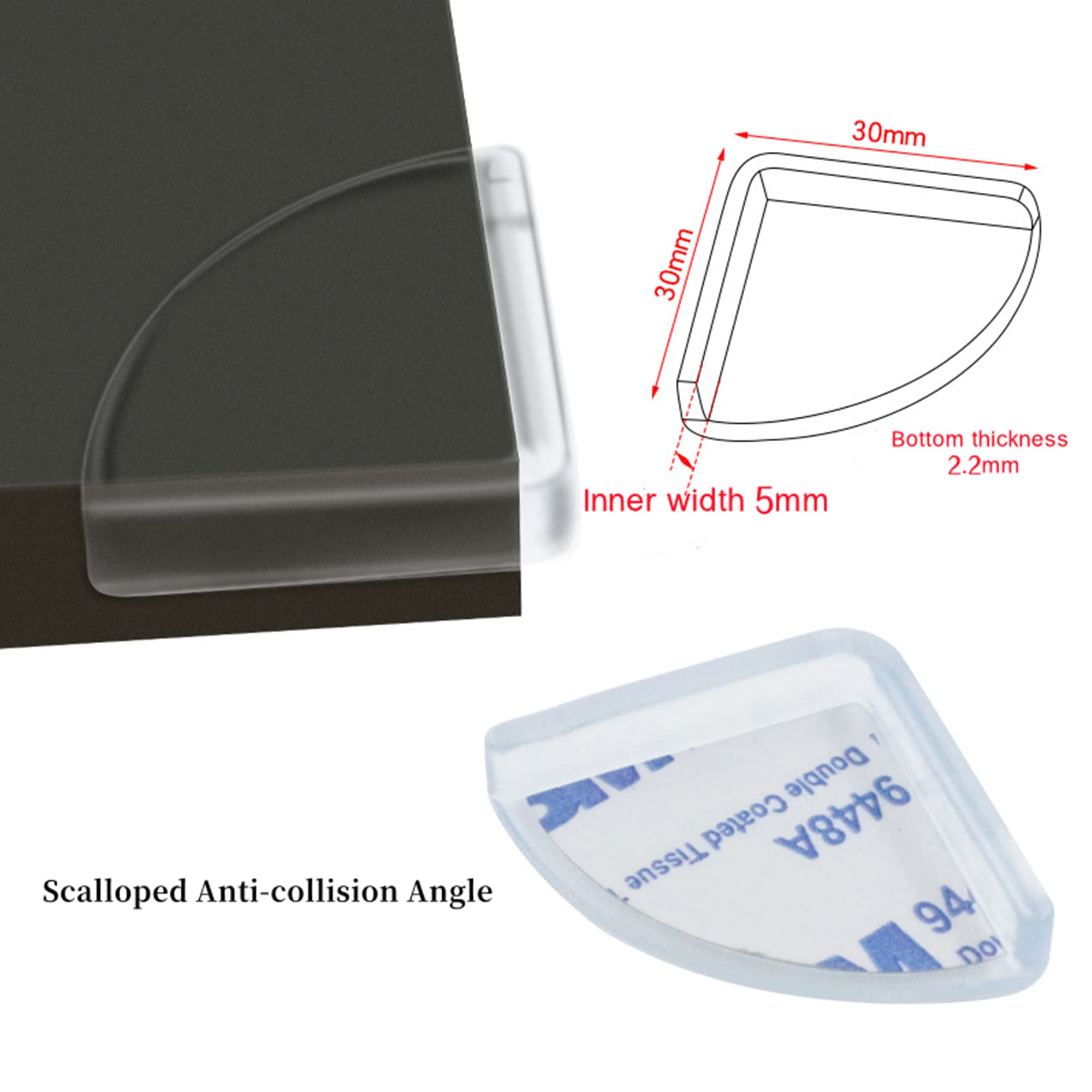 Veiligheid Baby Proofing Tafel Hoek Beschermers Beschermers, Smaakloze Hoek Covers Veiligheid Meubels Hoek Protector Voor Babymeubilair Hoek Guard & Rand Veiligheid Bumpers L vorm-30PCS