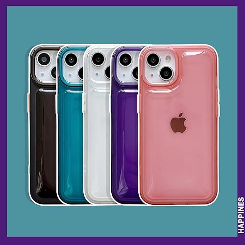 Miniatura 7 de Ownest Funda compatible con iPhone 11, con bonita funda transparente de TPU suave a prueba de golpes, color transparente para iPhone 11, color negro
