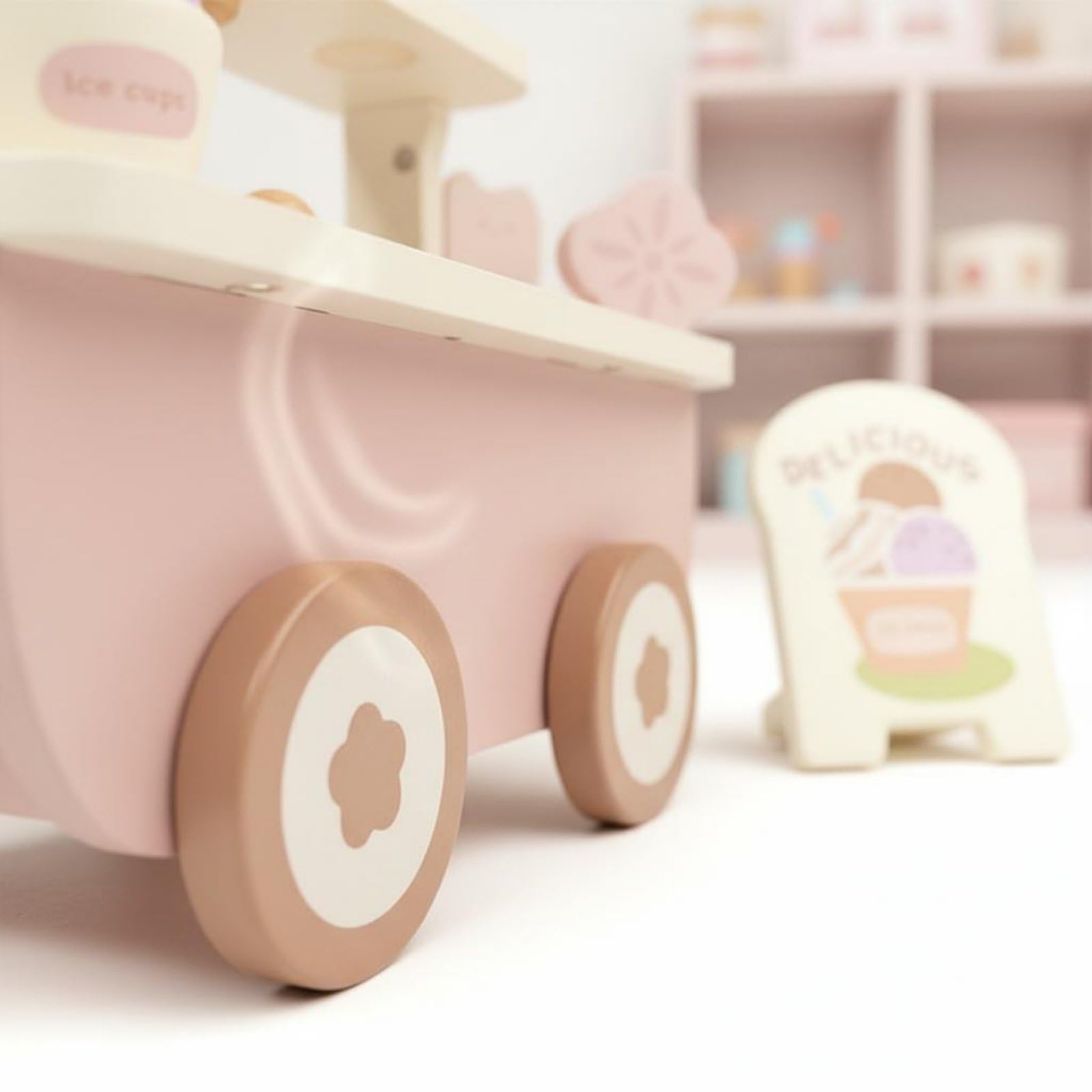 Kinder Spielküche Holz Kinderküche Küche Spielset Herd Backofen Kühlschrank Rollenspiel mit Realistischen Details Und Griffen für Vorschule Zuhause Geschenk