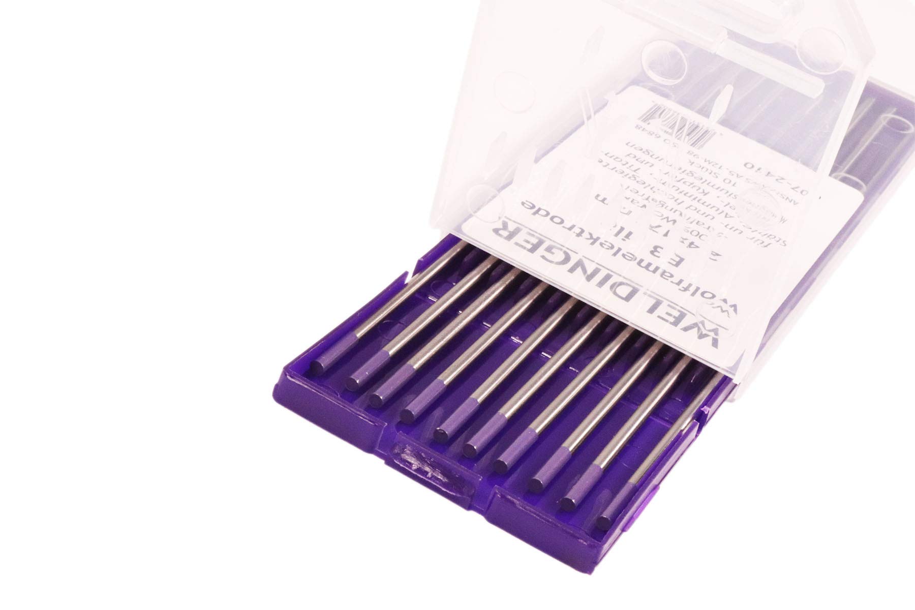 WIG-Wolframelektrode E3W lila 2,4x175 mm 10 Stück