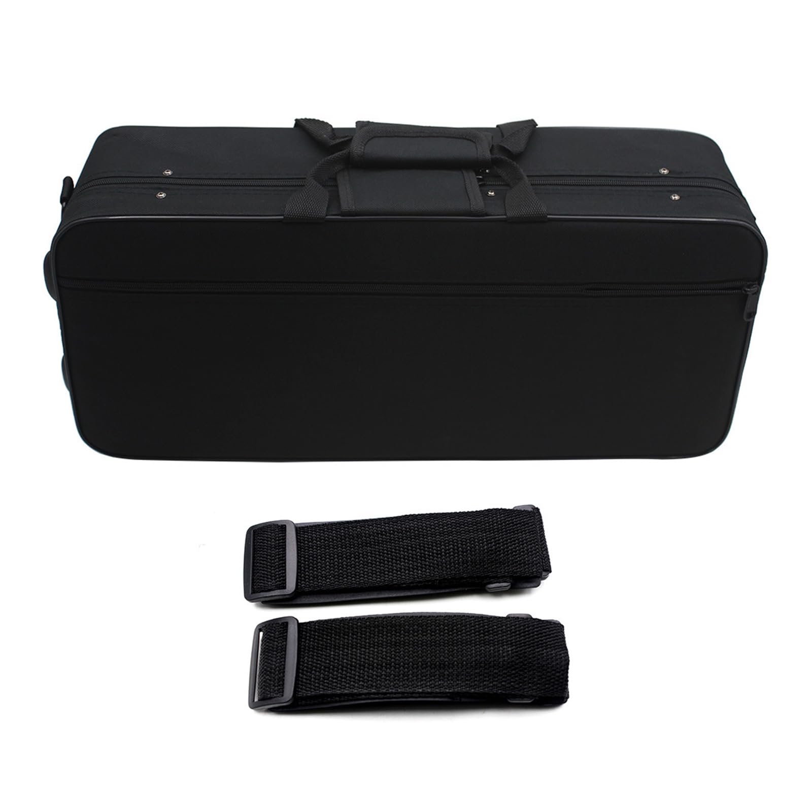 Trompeten-Tragetasche, wasserabweisend, doppelte Transportgriffe, Trompetenbox mit Tragegurt, verschleißfeste Tasche für Musikinstrumente