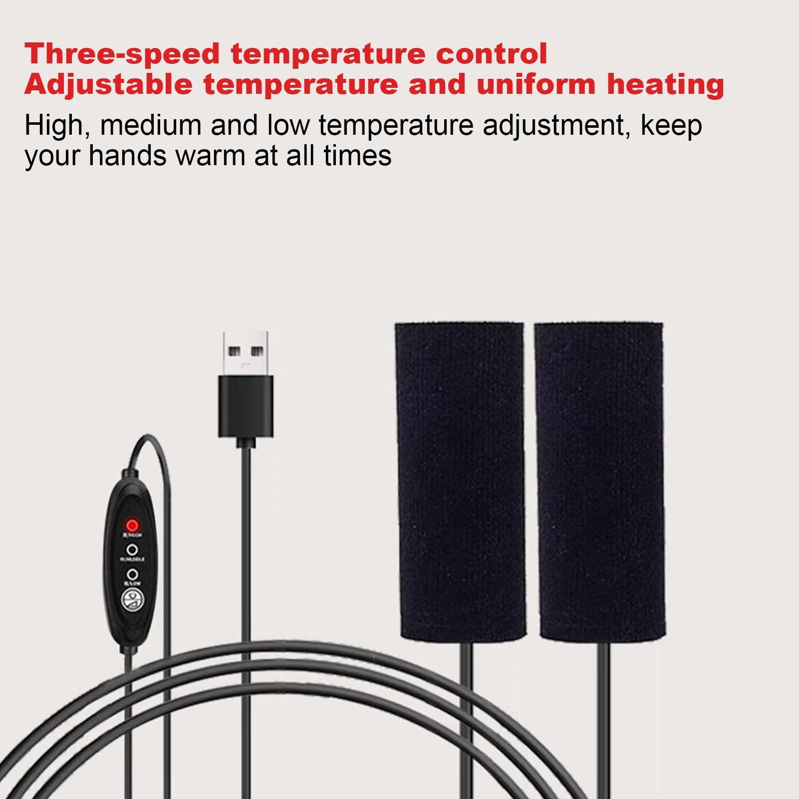 Podgrzewane Uchwyty Motocyklowe - Ogrzewanie z Regulacj? Temperatury | USB Podgrzewana Os?ona Uchwytu