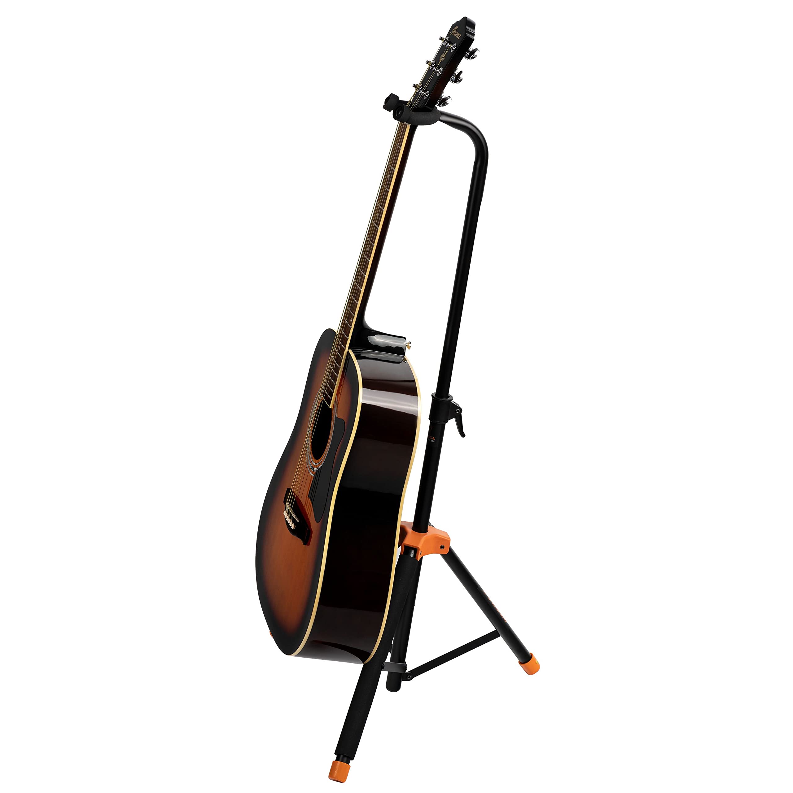 SOPORTE GUITARRA ORTEGA Negro / Naranja, OGS-2BK