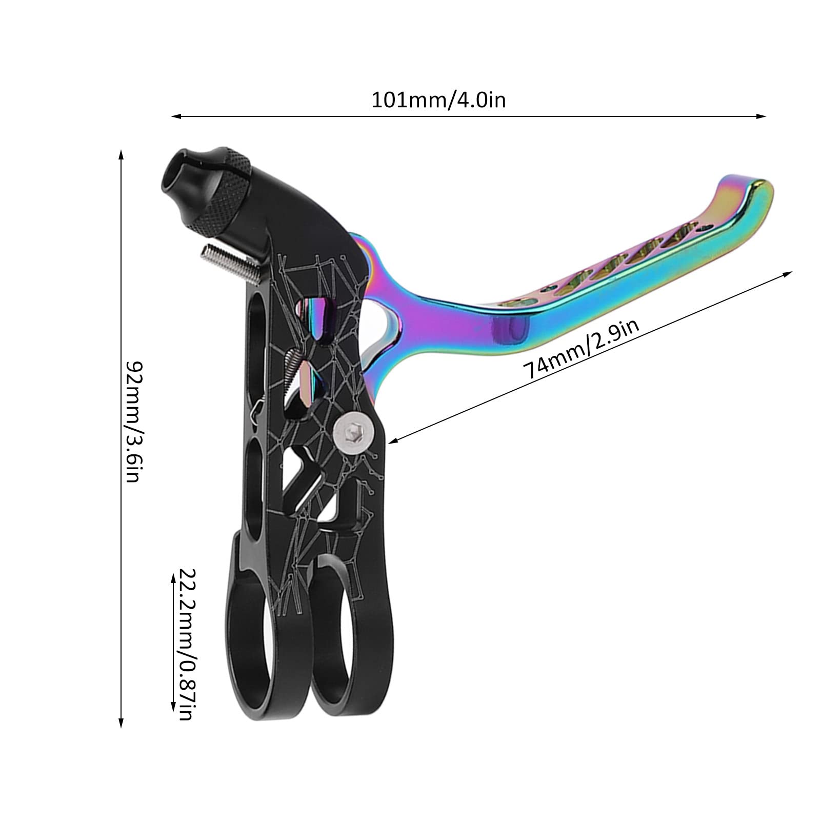 Tbest Leve Freno Bici, Sostituzione Maniglia Freno Mountain Bike in Lega di Alluminio per Mountain Bike 3sixty (Multicolore