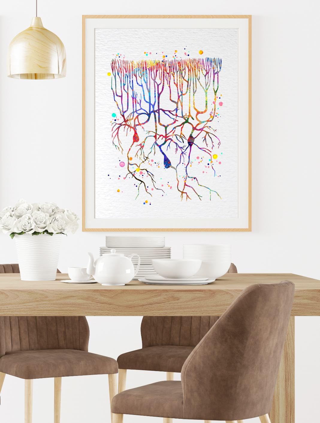 Snapklik.com : 11X14 Unframed Purkinje Neuron Watercolor Art Print ...
