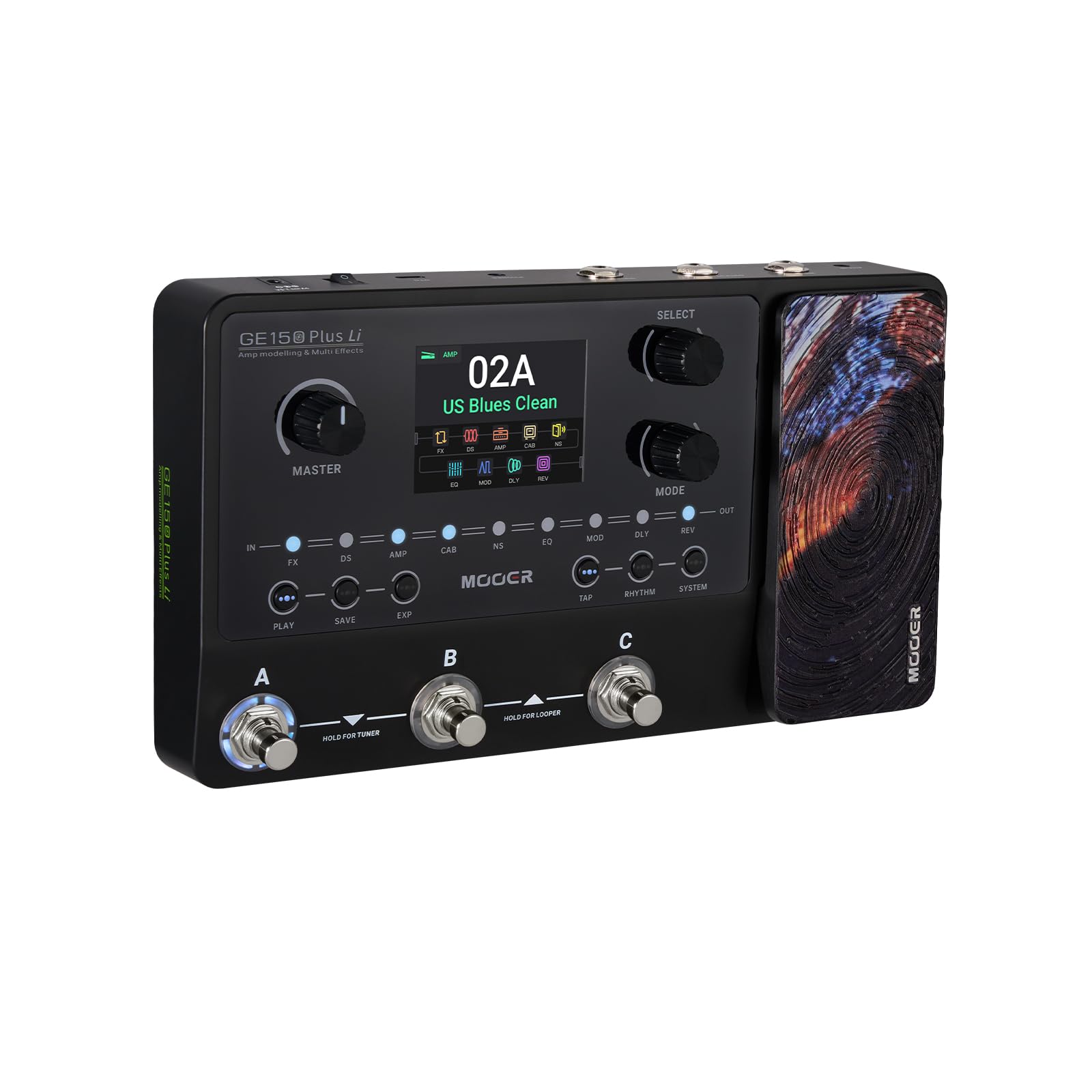 Mooer GE150 Plus Li Multi Effects - Pedale, batteria