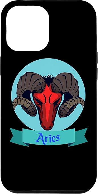 iPhone 12 Pro Max Adult Zodiac Symbols Horoscope Sign Aries Astrology T-Shirt Case