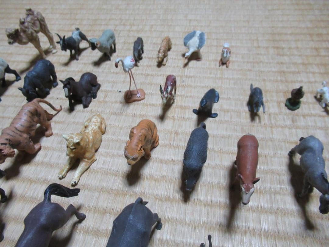 ブリテン動物　フィギュア　britains ◇1960年代 ブリテン(Britains)社製、動物フィギュア53体+植物6