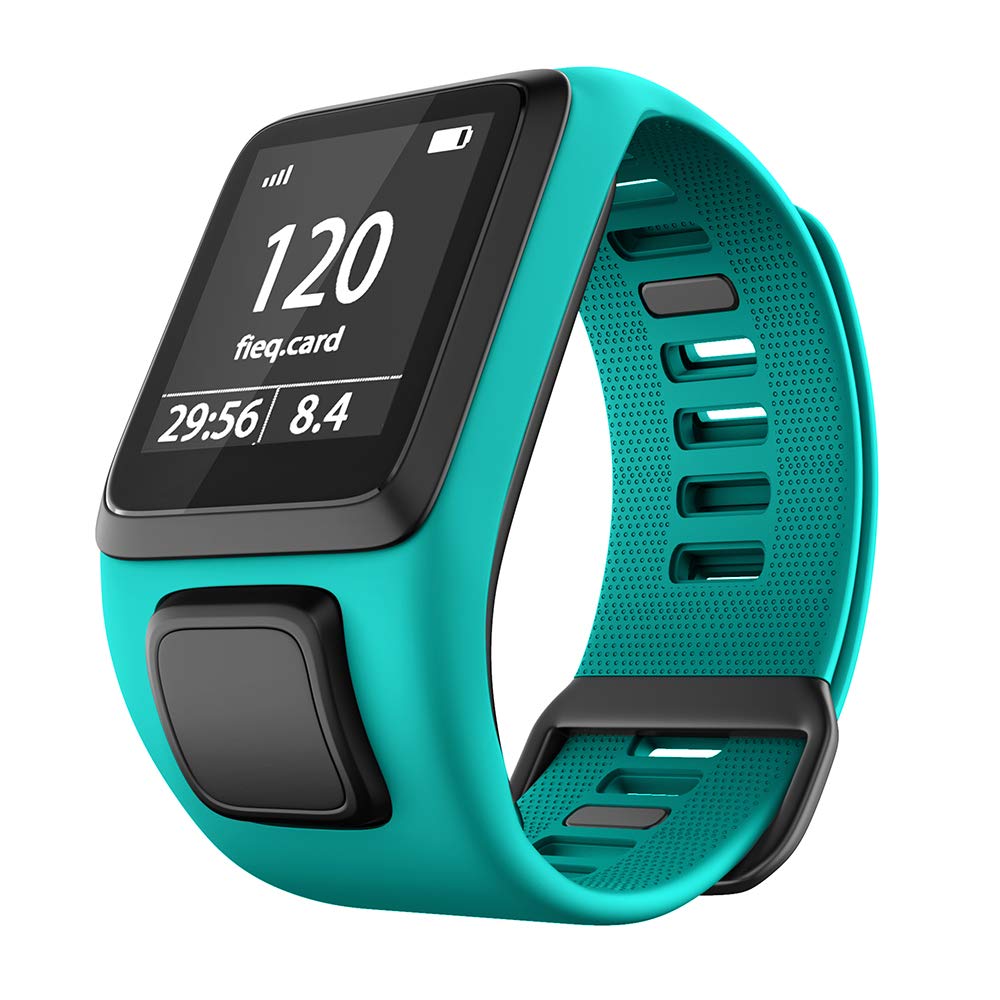 RongYooo Bracelet Compatible avec TomTom Réglables Replacement Band pour TomTom Runner 2 3,TomTom Spark 3,Golfer 2 Fitness Wrist