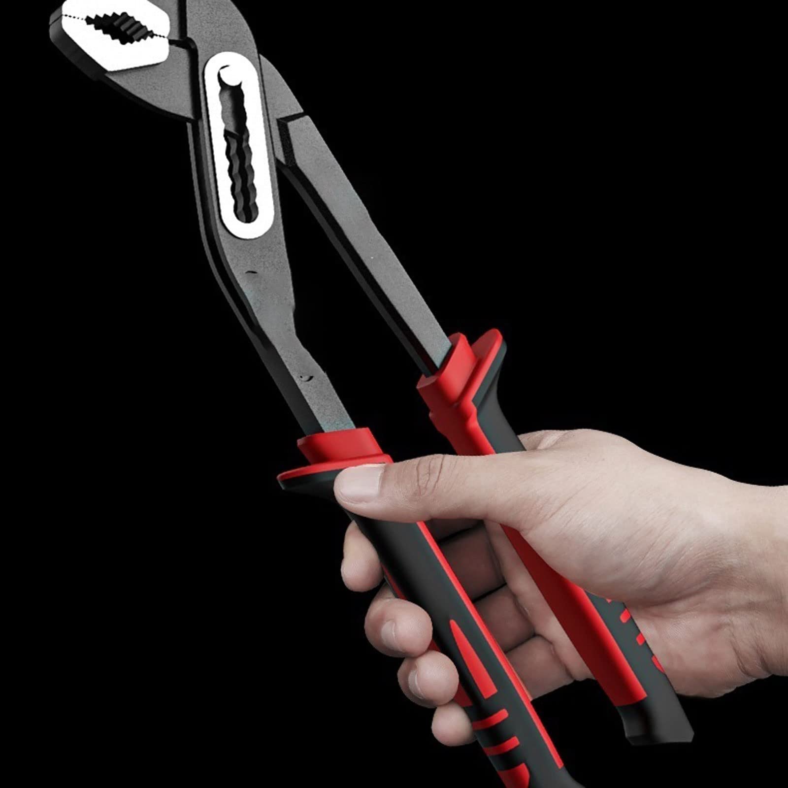 JINGYAN Alicates universales Heavy Duty Quick Pipe Wrench Large Opening Universal Adjustable Water Clamp Plumber Hand Tools