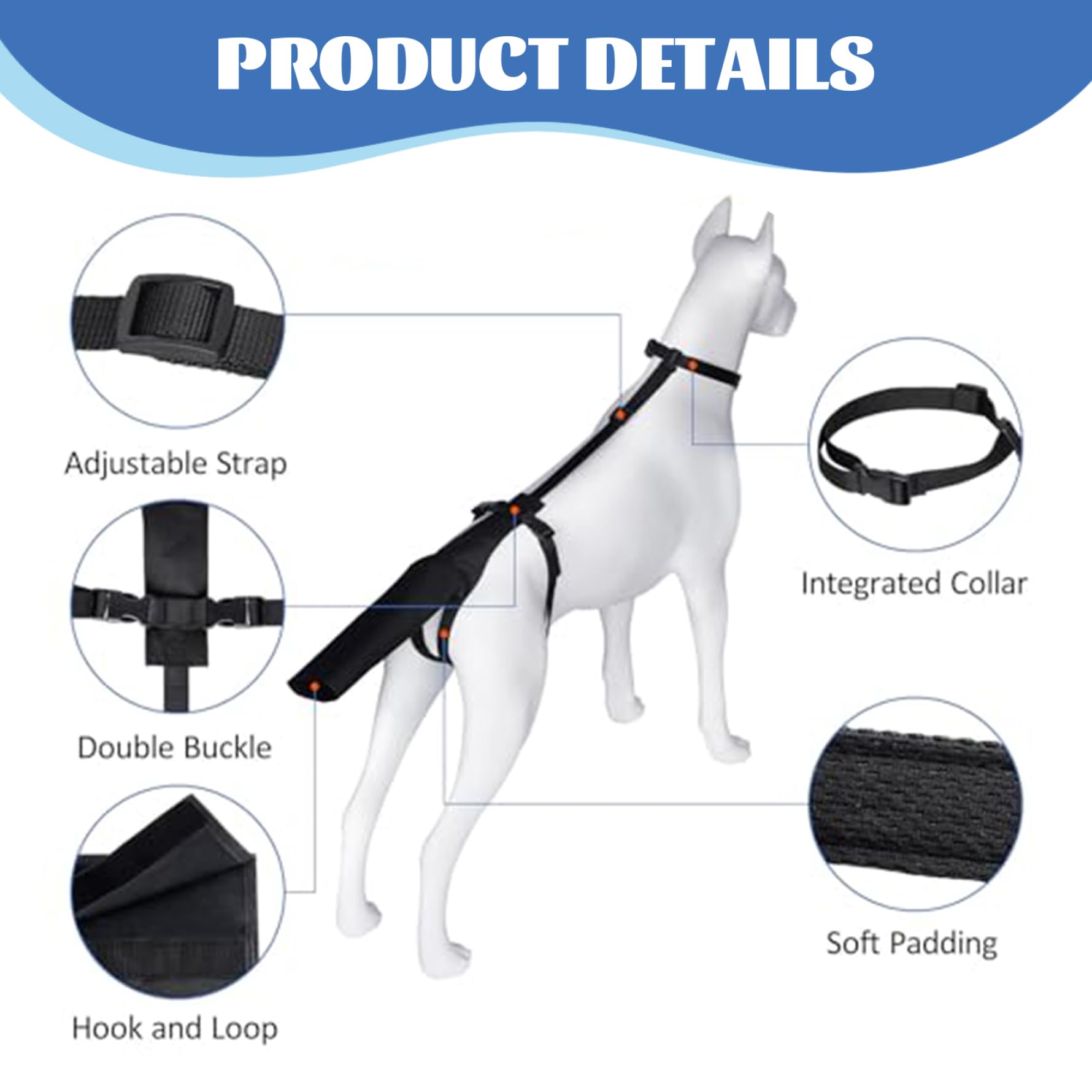 CiCixixi Hundeschwanz Schutz - Wundschutz Für Mittelgroße & Große Hunde