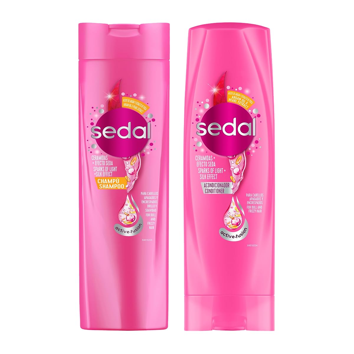 SEDAL Ceramides - Shampoo 400ml and Conditioner, Shine And Smooth, 350ml 2 Pack, 375 ml (Pack of 2)