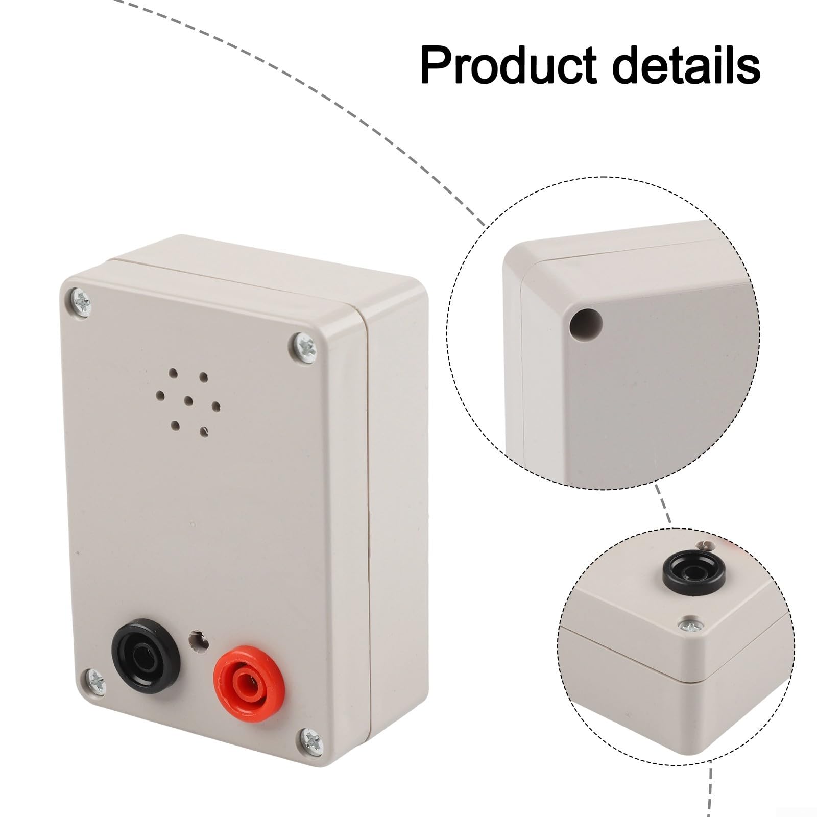 Eawfgtuw Tester per circuiti di continuità di tensione da 9 V, rilevatore di test per cavi elettrici con indicatore cicalino, spia luminosa, segnale acustico, multimetro, accessori componenti