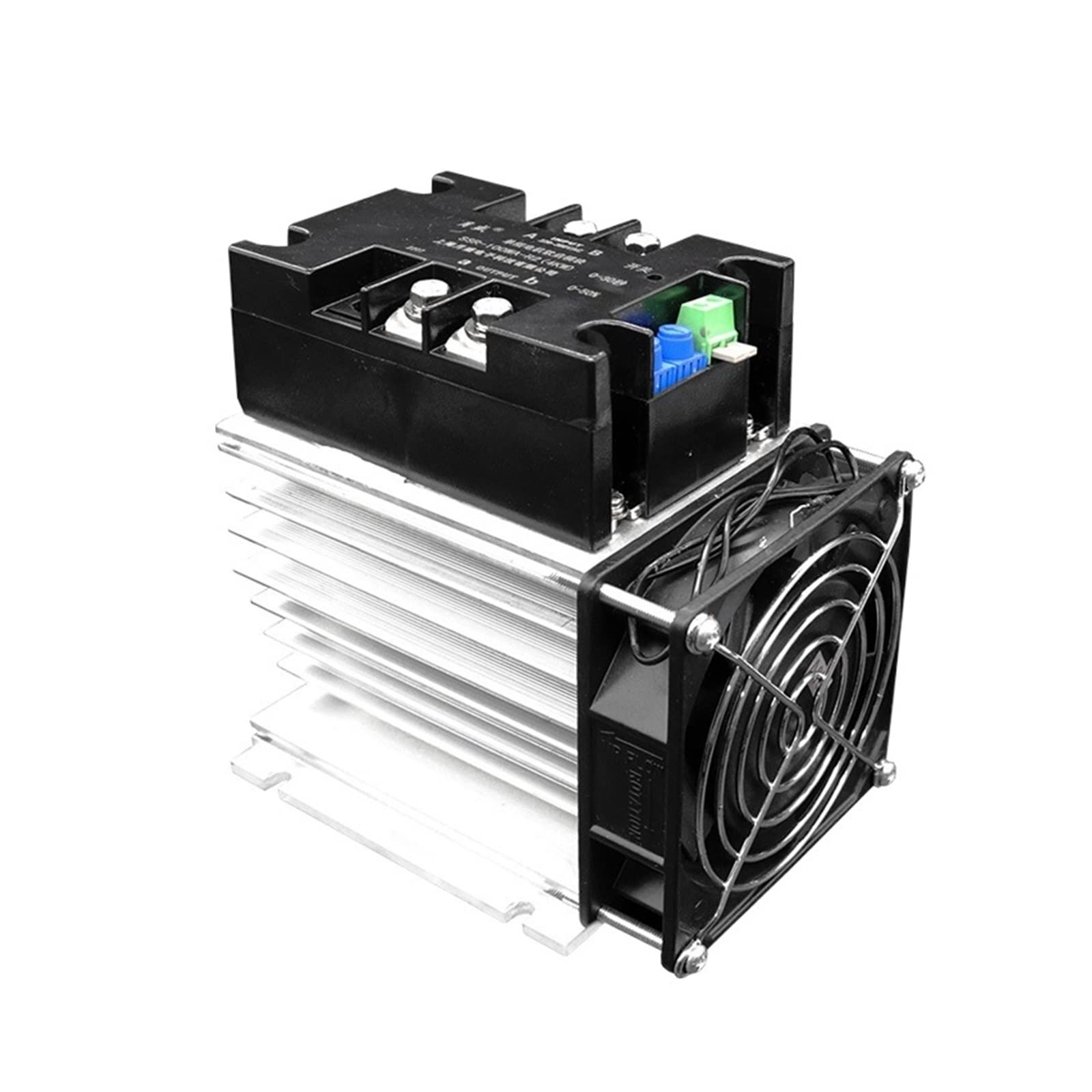 Démarreur progressif de moteur monophasé avec ventilateur de pompe