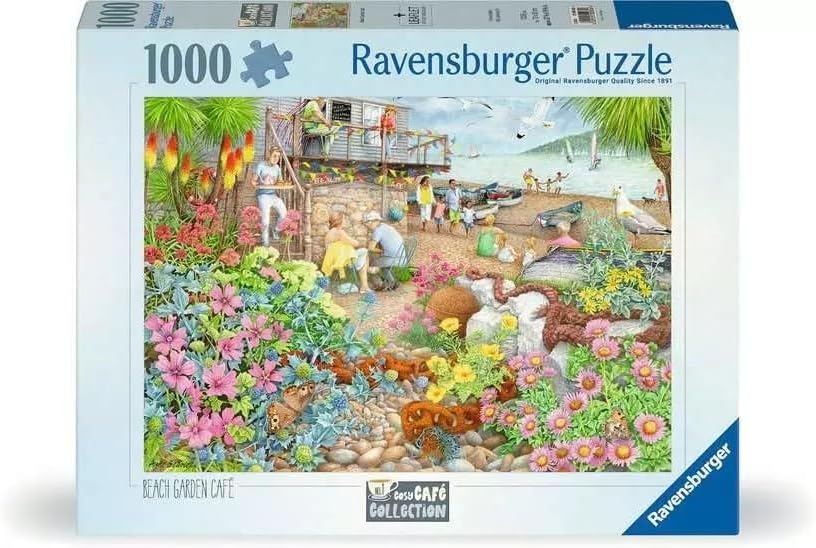 Ravensburger 12000282 - Cafeteria on the Beach - 1000 Piece Jigsaw Puzzle - Adult and Youth Jigsaw Puzzles from 14 Years