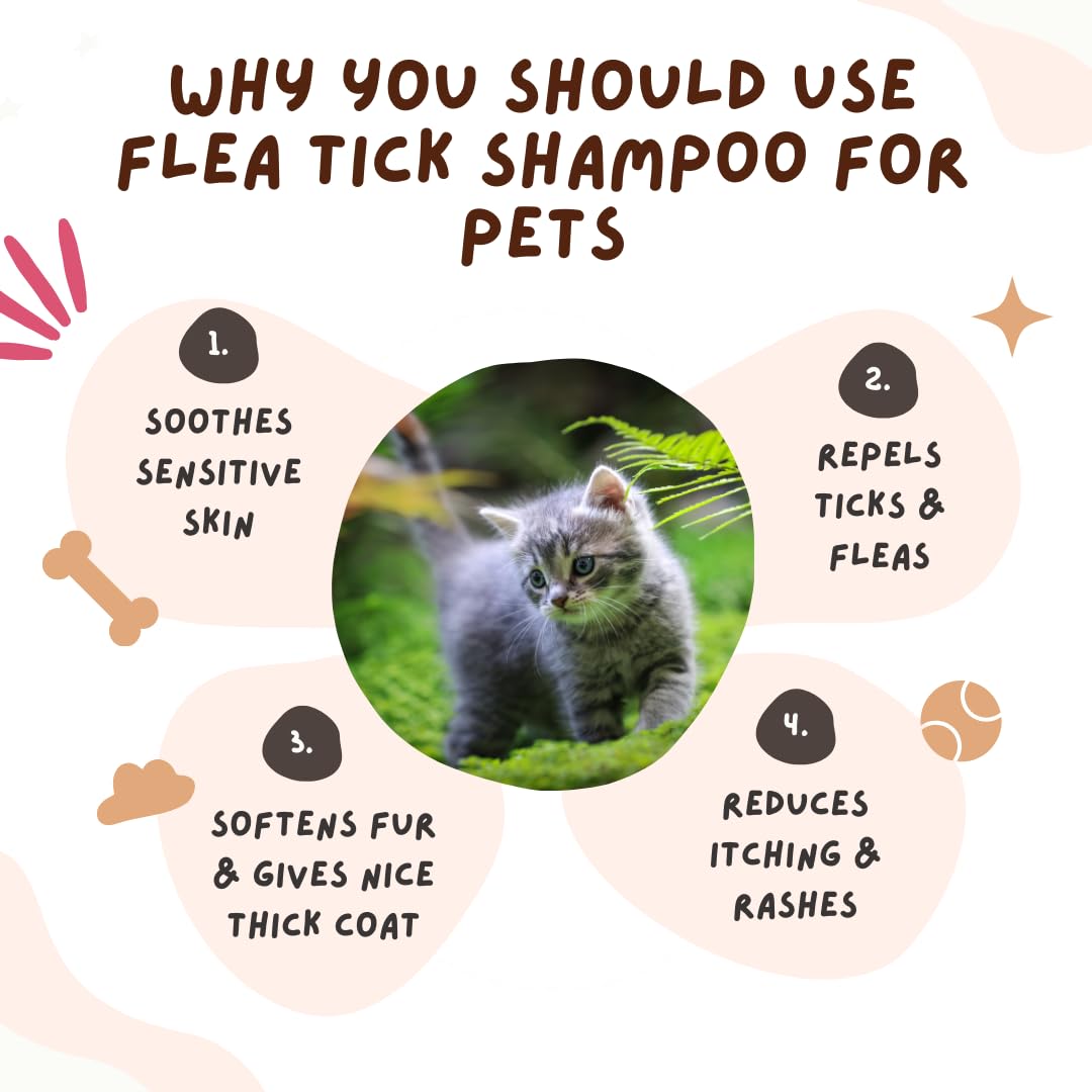 Coco Crush Natural Flea & Tick Protection Combo for Pets: Spray ; Massage Oil ; & Shampoo | 100% Pure, Organic, Paraben Free | Neem, Lemongrass, & Coconut for All Dogs & Cats (3 * 50ml) (150ml)