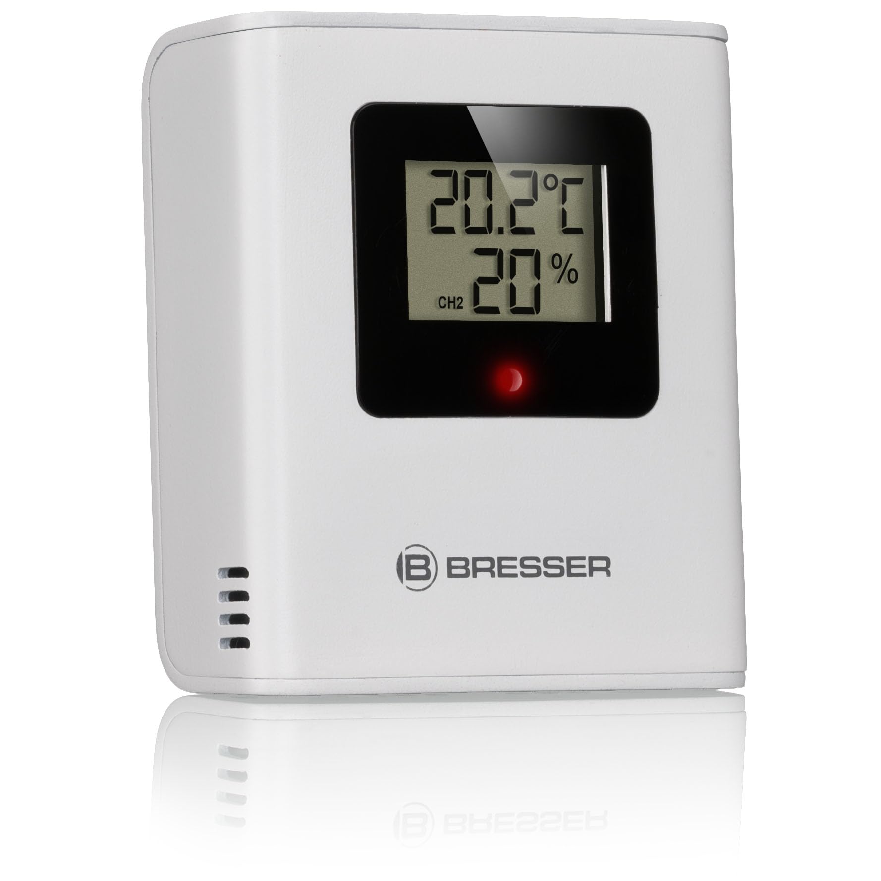 Bresser Termo-Higrómetro Set con 3 Sensores Inalámbricos Temperatura Humedad Pantalla Alarma