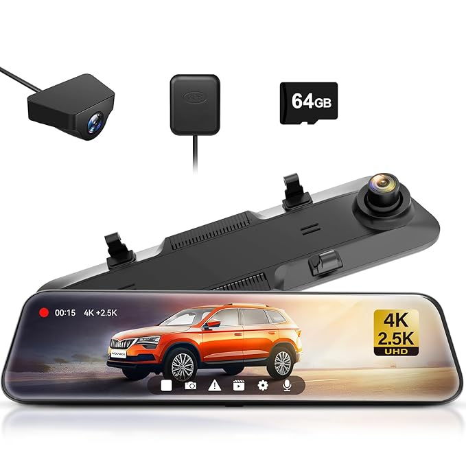 Wolfbox G900 Mirror Dash Cam