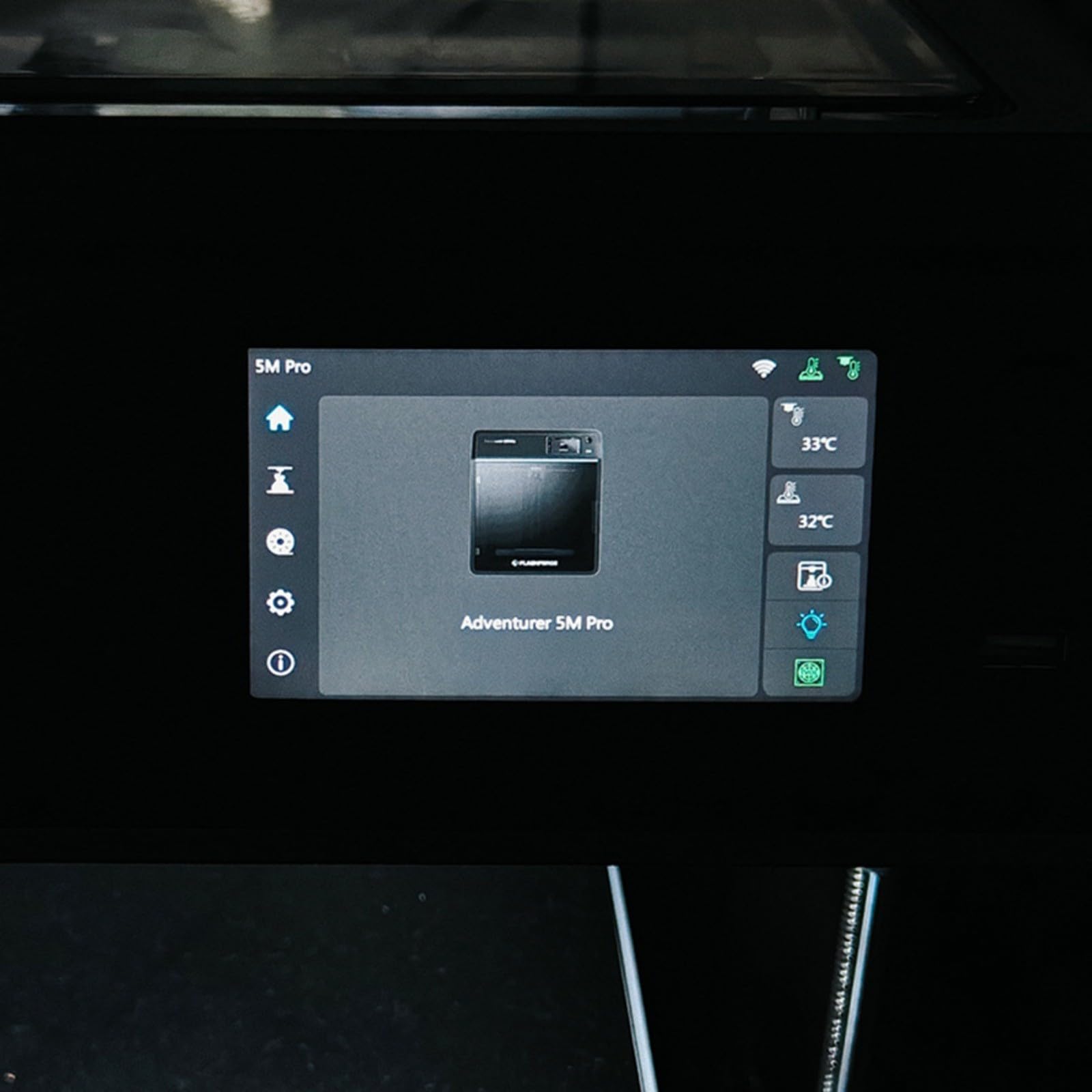 Scheda driver di ricambio per display Flashforge Adventurer 5M Pro, controllo dello schermo in metallo con superficie antigraffio