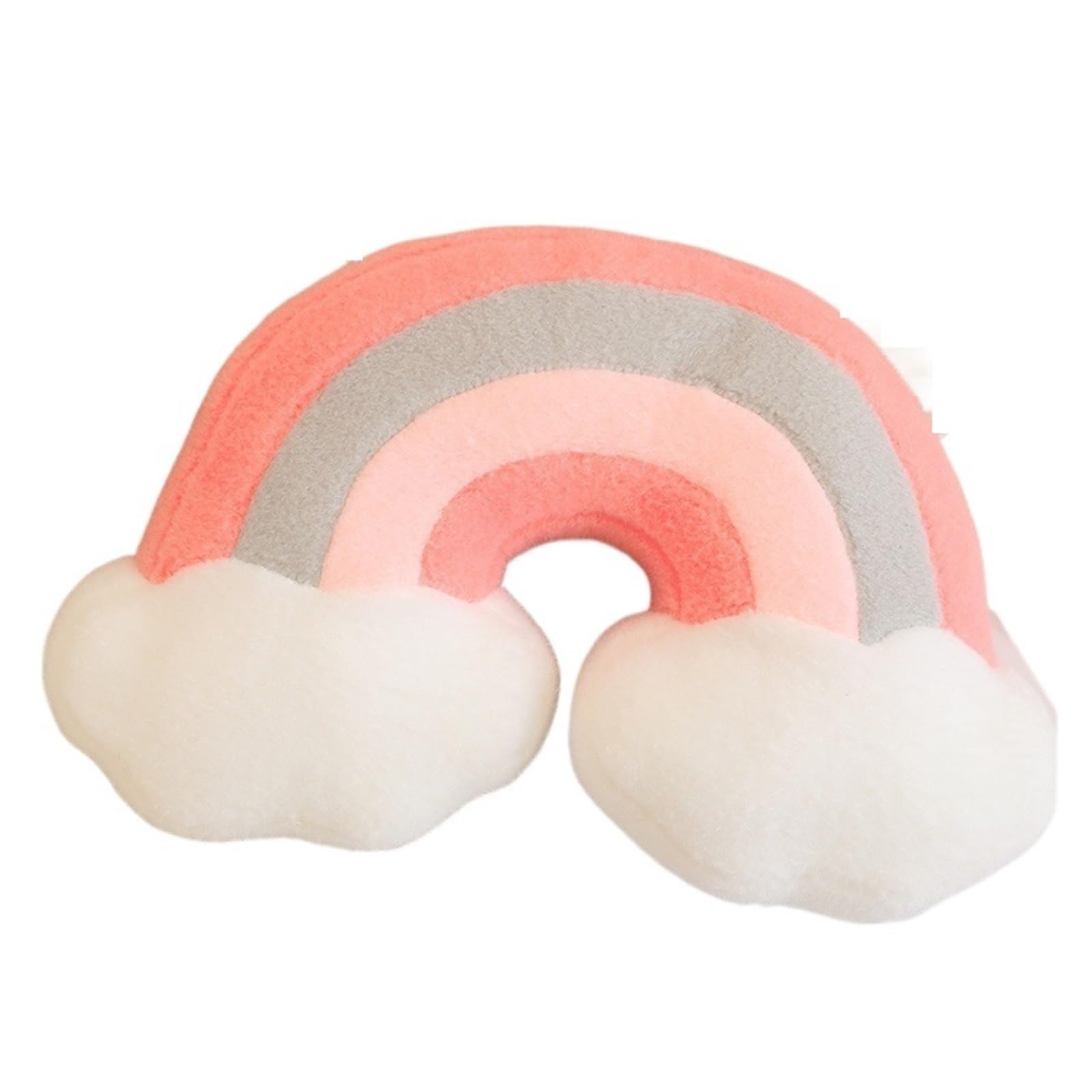 LUYSGBXR Throw Pillow Candy Rainbow Lucky Cloud Star Moon Plush Pillow Colorful Crown Memeor Cushion Sofa Home Decoration Throw
