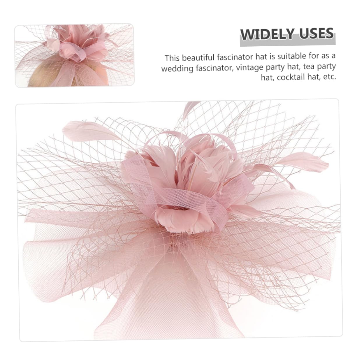 SHERCHPRY 2pcs Cocktail Party Hat Tea Party Cappelli Donna Cappelli Moda Dressy Womens Cappelli Da Sposa Signore Cappello Cappelli per
