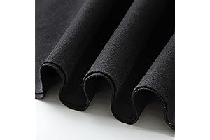 72 x 36 Inch Black Felt Fabric Roll