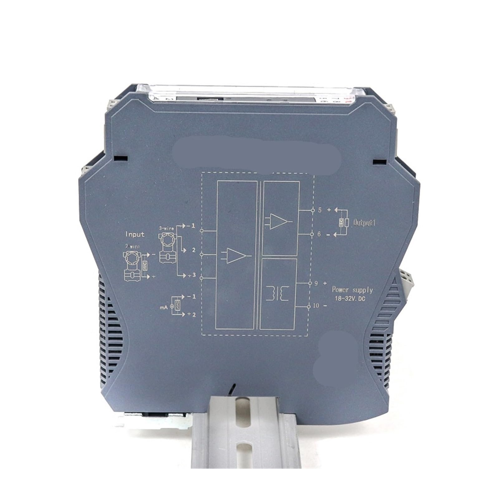 KSZHZYMGX 1pcs 220V power supplyAnalog Inputs Signal Isolated Transmitter 10V 4 20Ma Signal Isolator(4-20MA IN_220V_0-20MA)