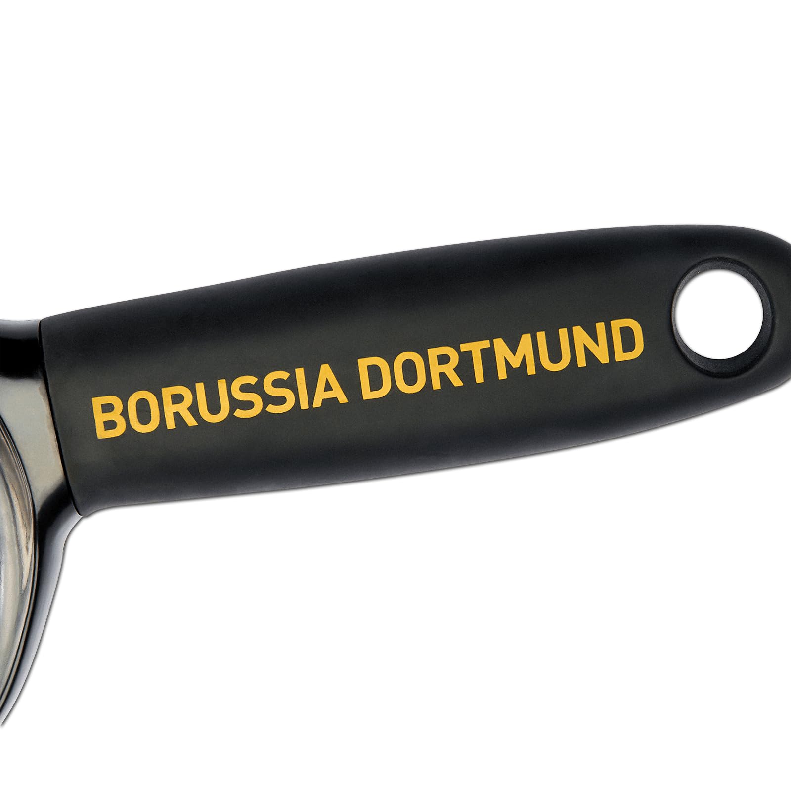 Borussia Dortmund Unisex – nóż do pizzy dla dorosłych, czarny, rozmiar uniwersalny
