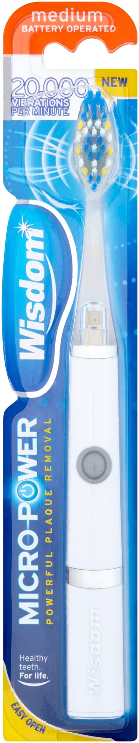 Wisdom Micro Power Medium Battery Operated Toothbrush