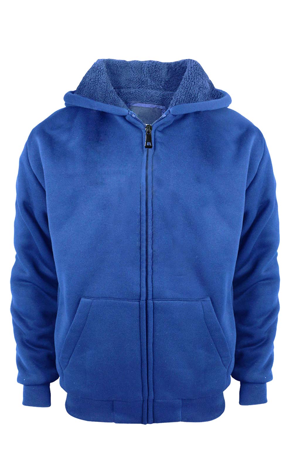 LeeHanTon Sherpa Lined Cool Kids Full Zip Up Hoodies for Teen Boys 8 10 12 14 16 Fleece Activewear Youth Hooded Sweatshirt