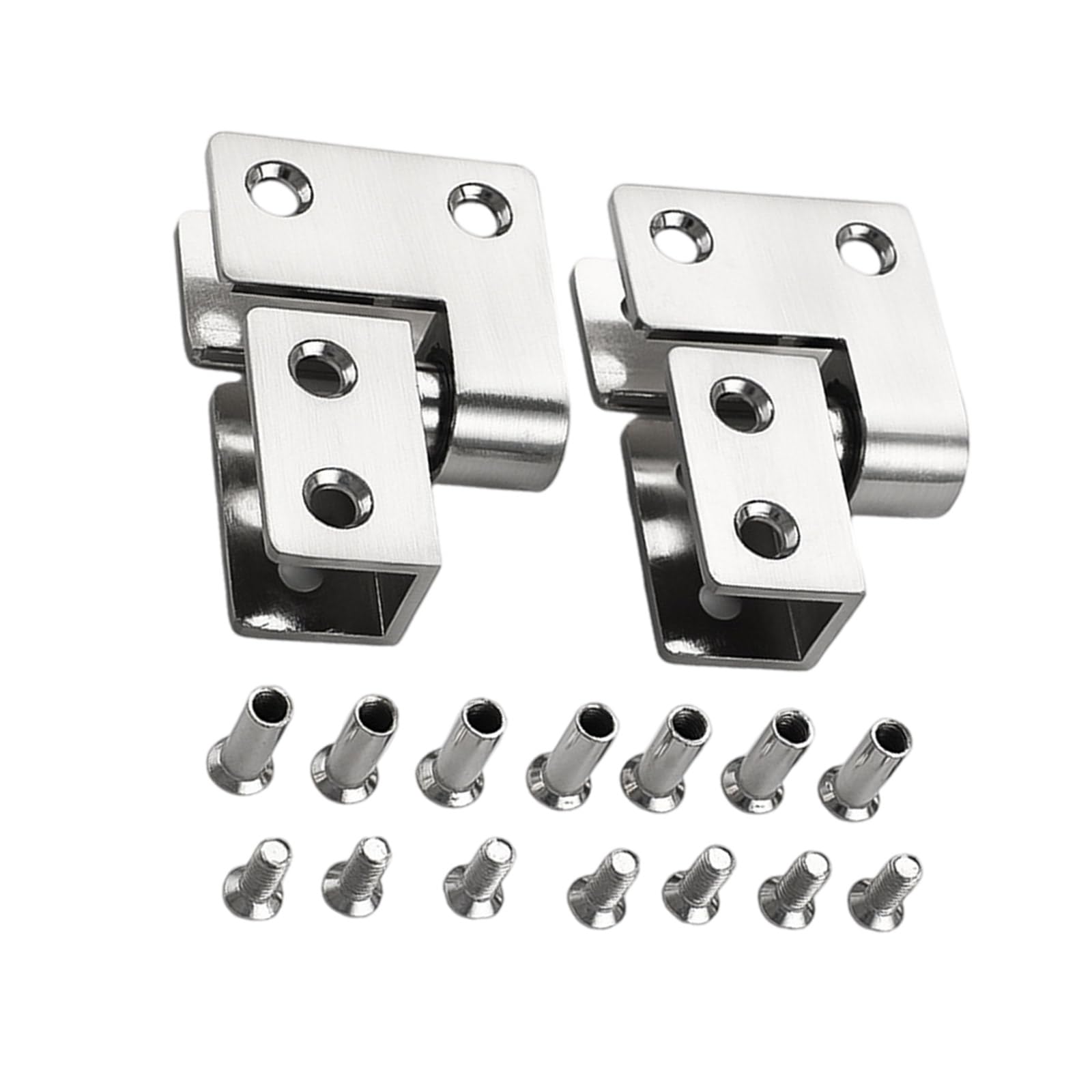 Yrohgkpn Multicolor 3 Commercial Restroom Fasteners 304 Concealed Mounting Hardware For High-Traffic Bathroom Partitions Resistant Bathroom Hinge