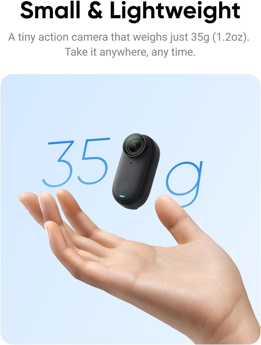 GO 3 Black 128GB Waterproof Action Camera - Dettaglio