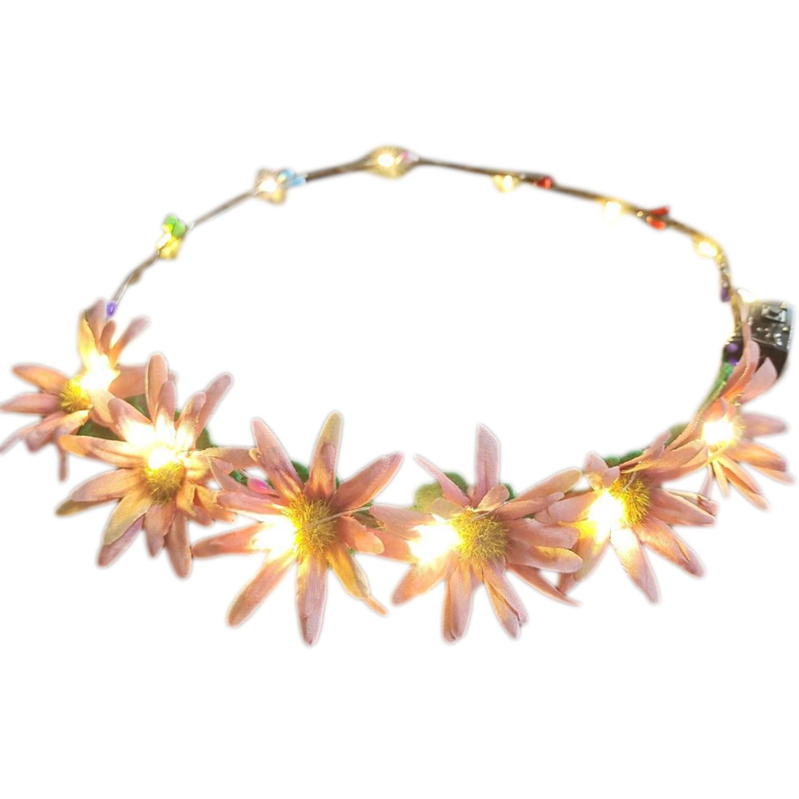 Couronne de Fleurs Rose | Robe Fleurie