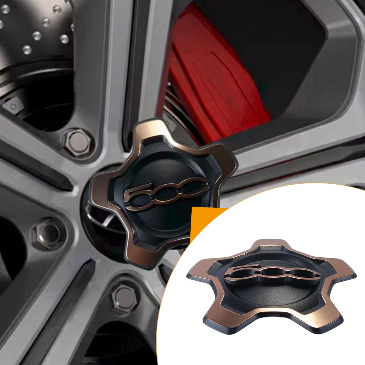 Coprimozzo Ruota Copriasse Ruota Per Fiat 500X 735668196 735626312