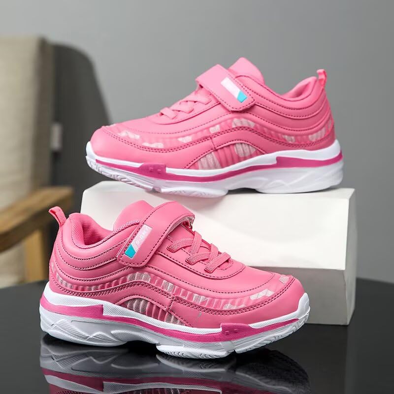 Kid Girls Water Resistant Synthetic Leather Casual Sneakers for Outdoor Sport Running Walking School2