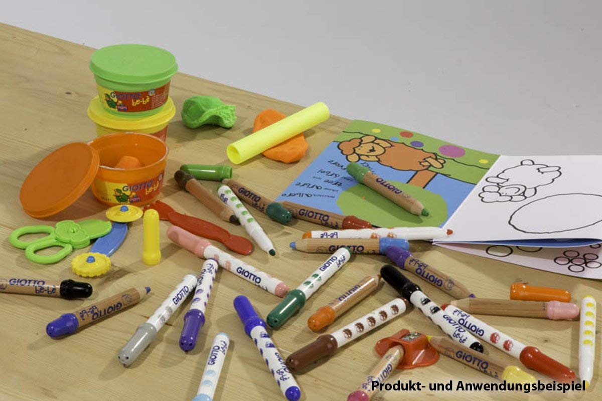 Giotto Be-Bè Súper Set – Pack Creativo Con Lápices, Rotuladores Y Pasta De Modelar Para Niños