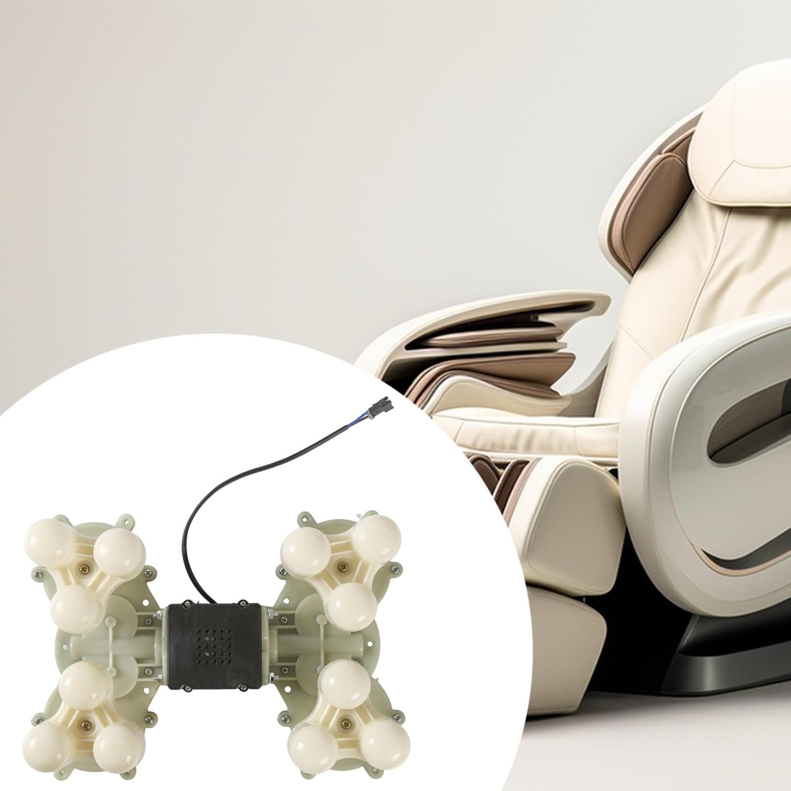 Conjunto de Motor de Movimiento para Sillón de Masaje Fácil de Instalar Alto Rendimiento Reemplaza Directamente Accesorios Movimiento Del, Cuello