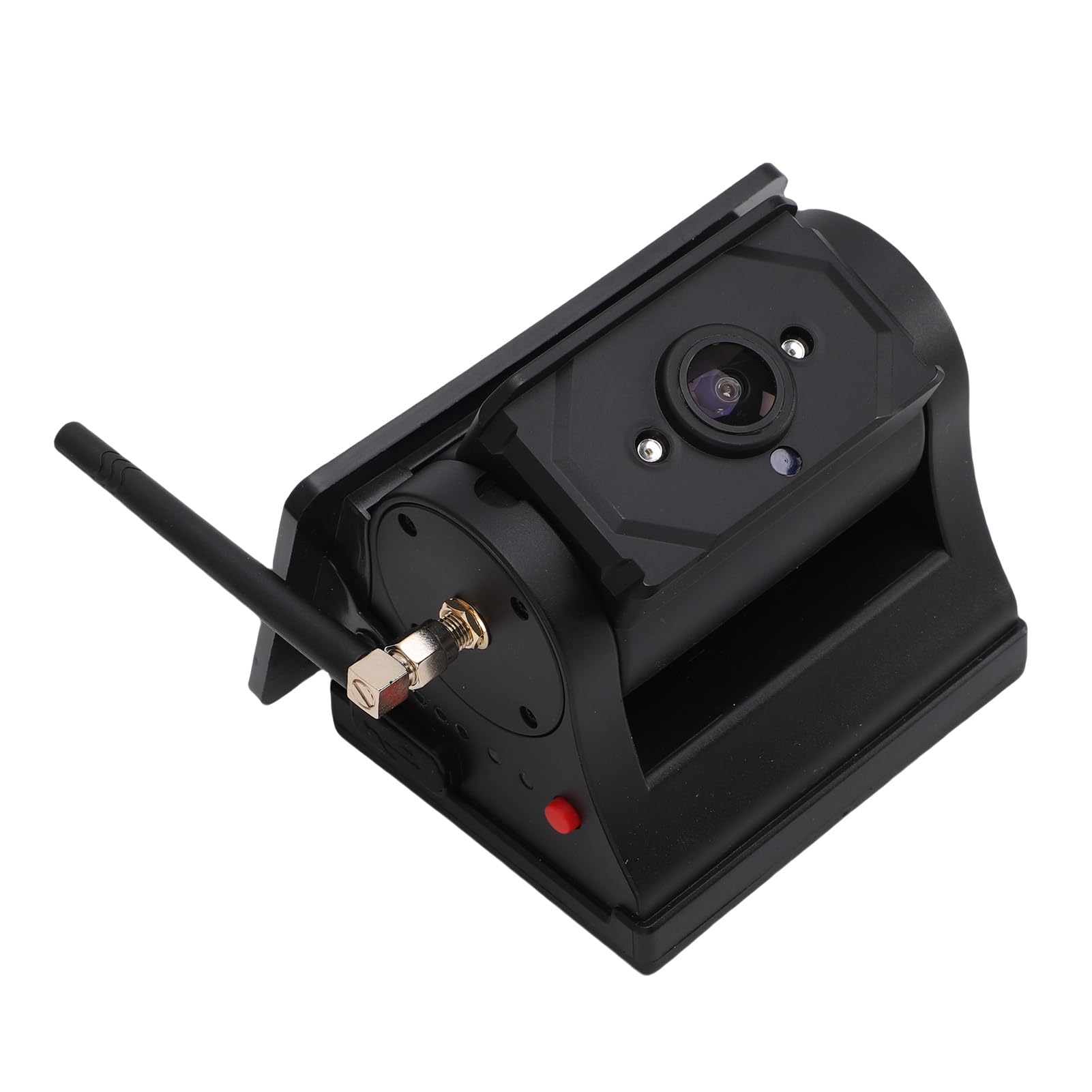 Walmeck Cámara de Respaldo Inalámbrica Solar Magnética WiFi 1080P HD Cámara de Marcha Atrás Recargable RV para Remolque Barco Caballo Cuello Cisne
