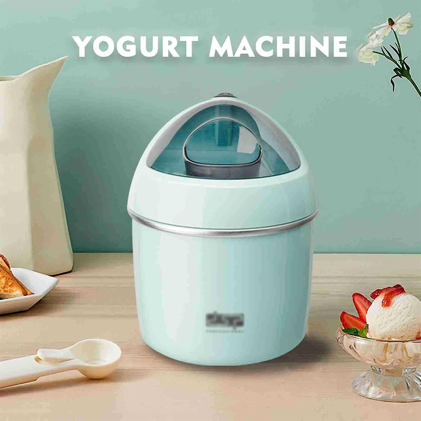 Máquina para hacer helados, máquina para hacer helados para niños, máquina para hacer postres de frutas, máquina eléctrica para hacer helados para el hogar, operación simple con un solo toque, bajo