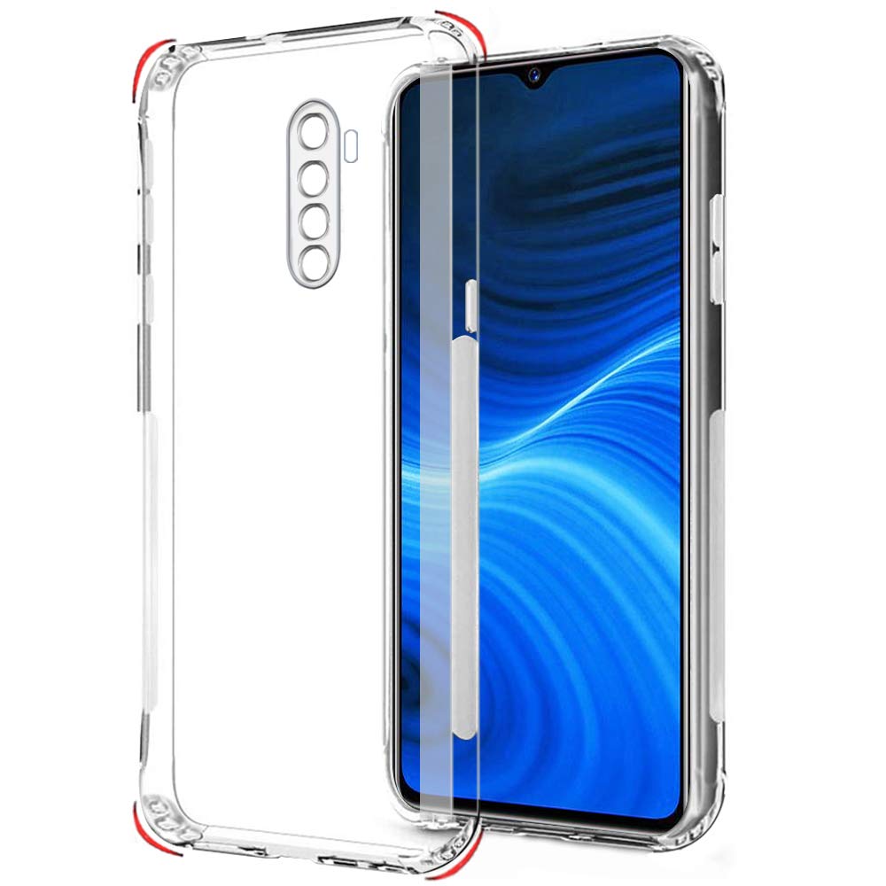 TheGiftKart Ultra Clear Slim Anti-Slip Grip Soft Silicone Back Cover Case with Complete Camera Protection & Anti-Dust Plugs Built-in for Realme X2 Pro (Transparent) (B081LFN4GJ) Amazon Price History, Amazon Price Tracker